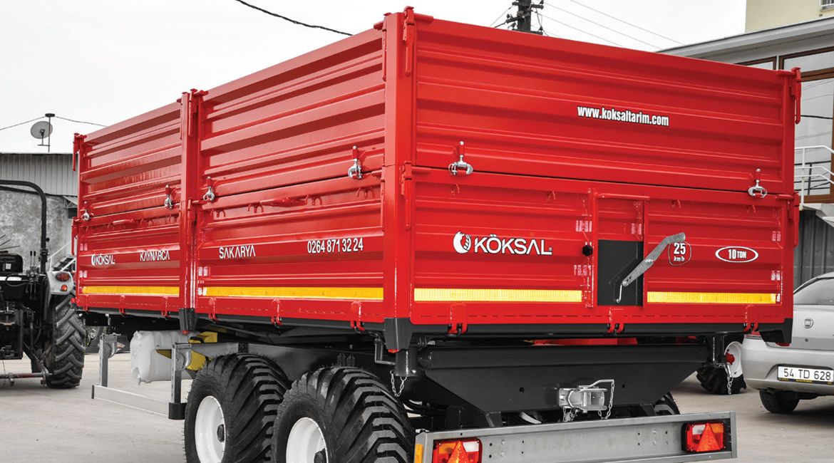 10 Ton ki Dingil D rt Lastik Tandem Y ne Damperli R mork
