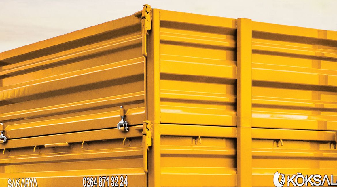 8 Ton İki Dingil Dört Lastik Tandem Üç Yöne Damperli Römork