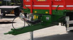 12 Ton İki Dingil Dört Lastik Tandem Üç Yöne Damperli Römork