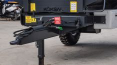 4 Ton Tek Dingil İki Lastik Havuz Kasa Geri Damperli Römork